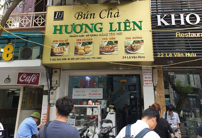 Bún chả Hương Liên - Bún chả Obama