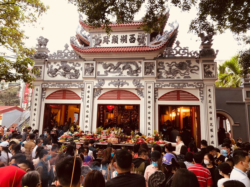 Thời gian mở cửa phủ Tây Hồ