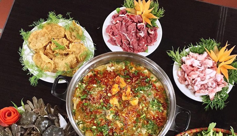 Lẩu cua đồng Song Hà - quán lẩu ngon ở Hà Nội